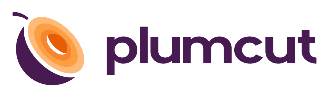 plumcut wordmark